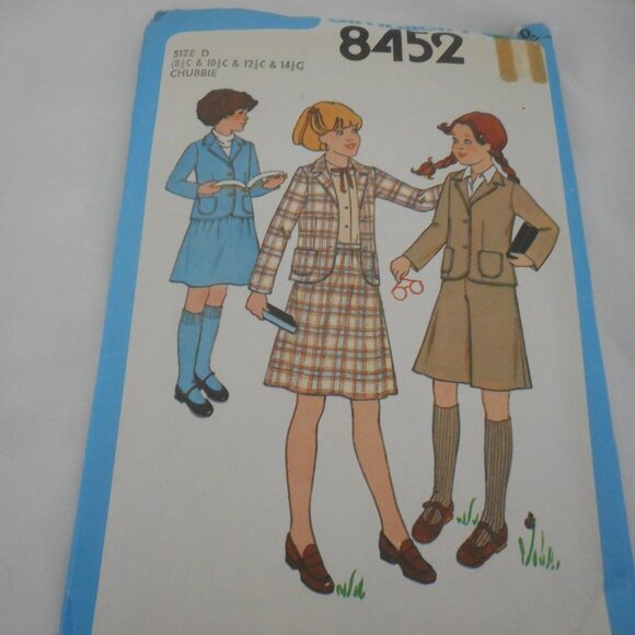 Vintage 1970 Girls Simplicity sewing pattern 8452 - Picture 1 of 2